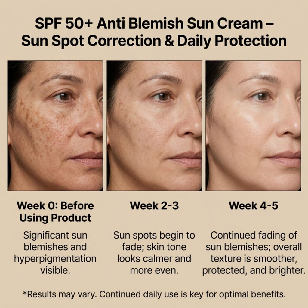 SPF 50+ Anti Blemish Sun Cream