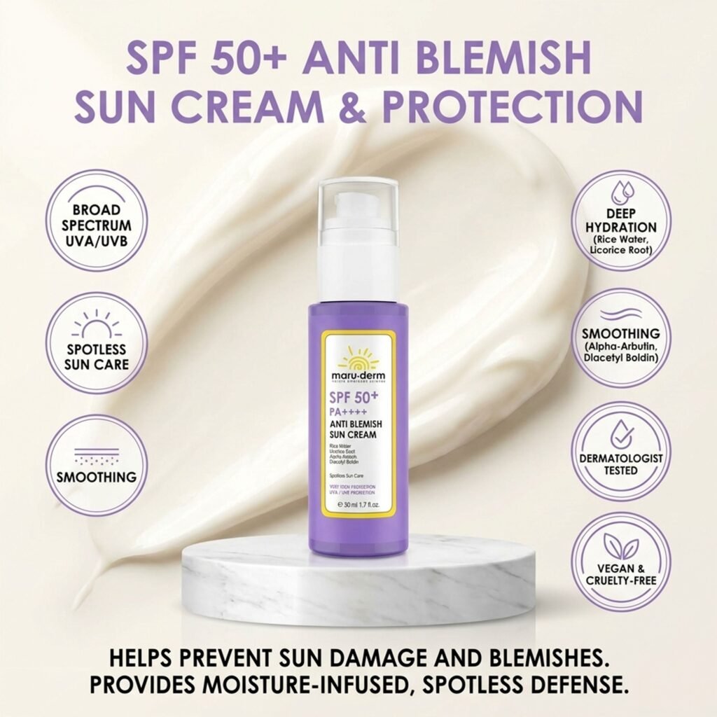 SPF 50+ Anti Blemish Sun Cream
