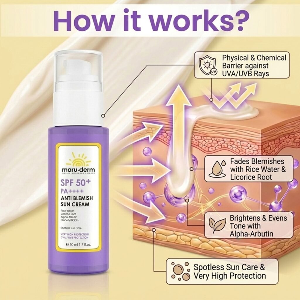 SPF 50+ Anti Blemish Sun Cream