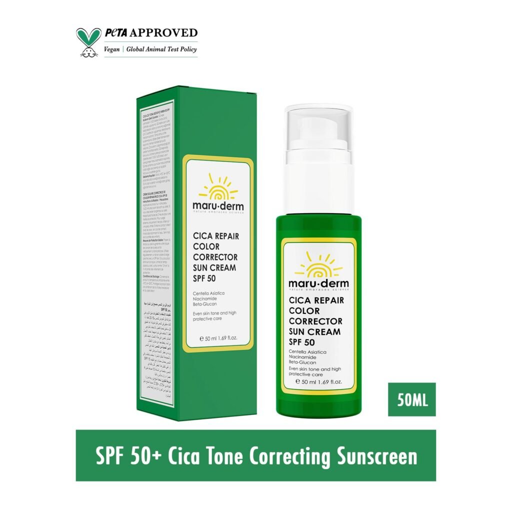SPF 50 Cica Repair Color Corrector Sun Cream