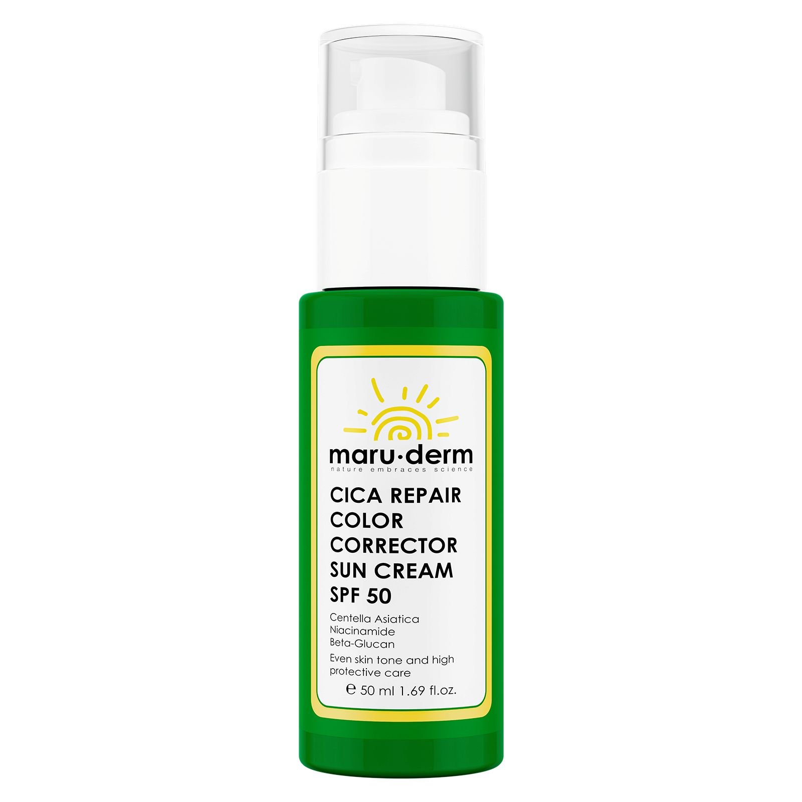SPF 50 Cica Repair Color Corrector Sun Cream - Image 1