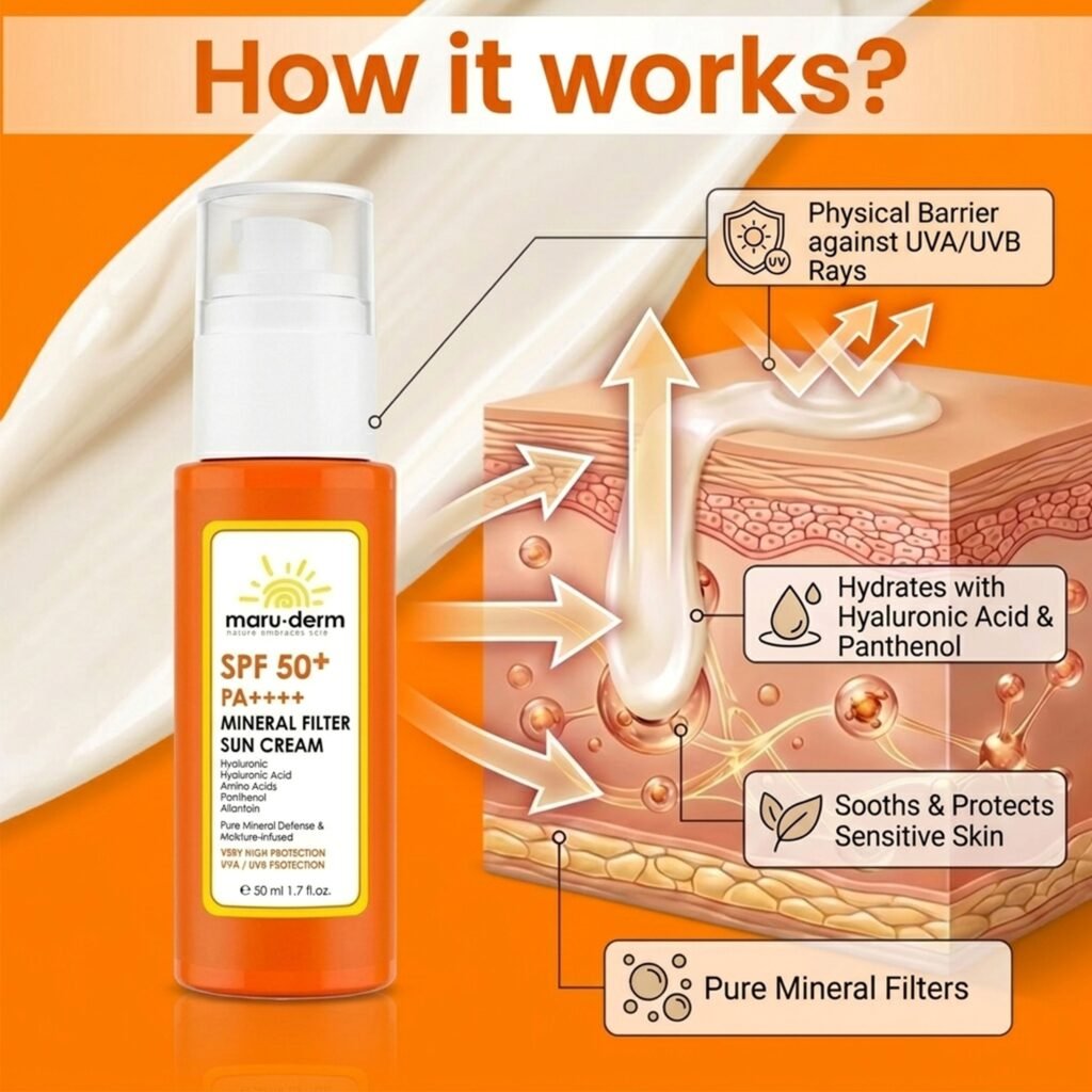 SPF 50+ Mineral Filter Sun Cream