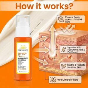 SPF 50+ Mineral Filter Sun Cream - Image 3