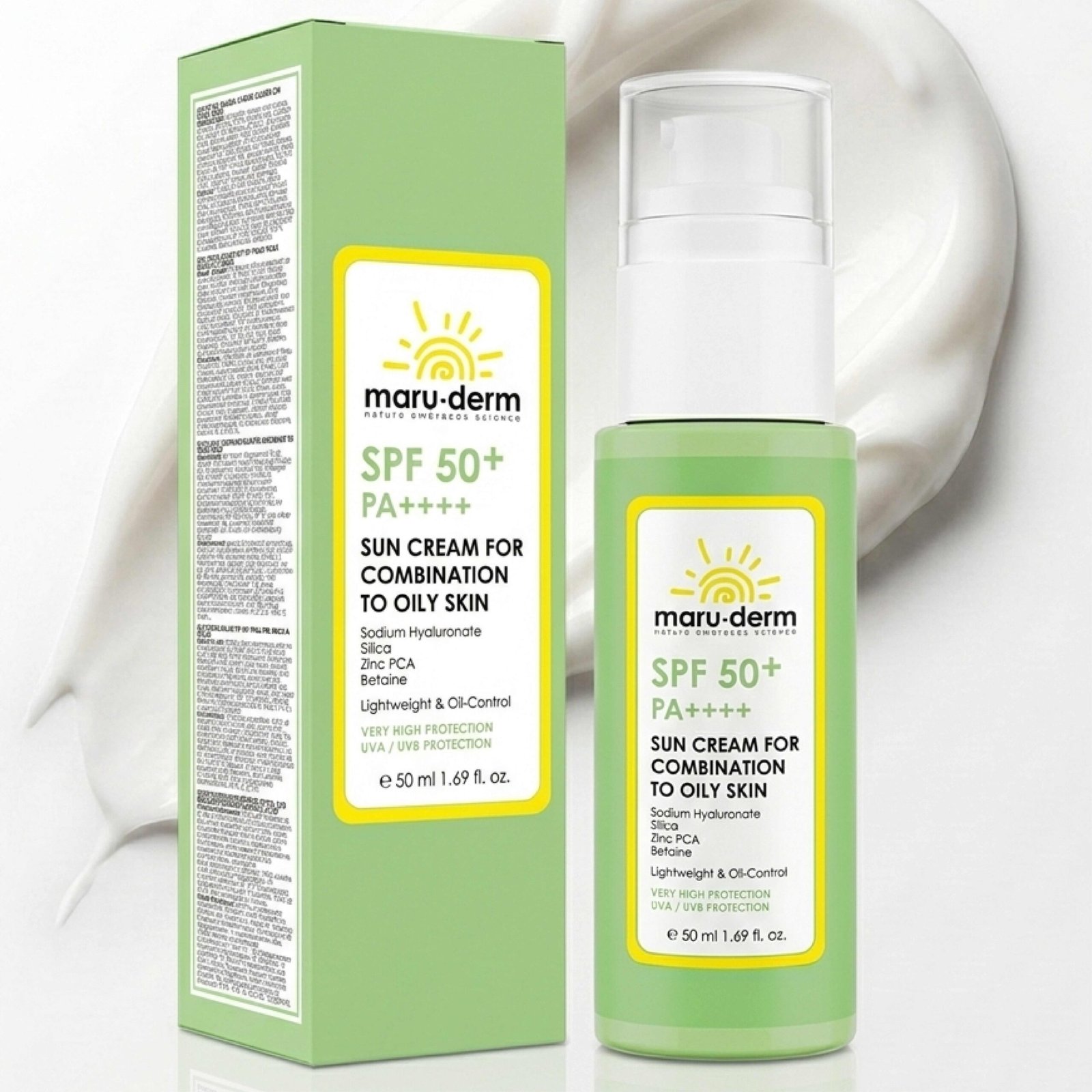 SPF 50+ Sun Cream for Combination to Oily Skin - Image 2