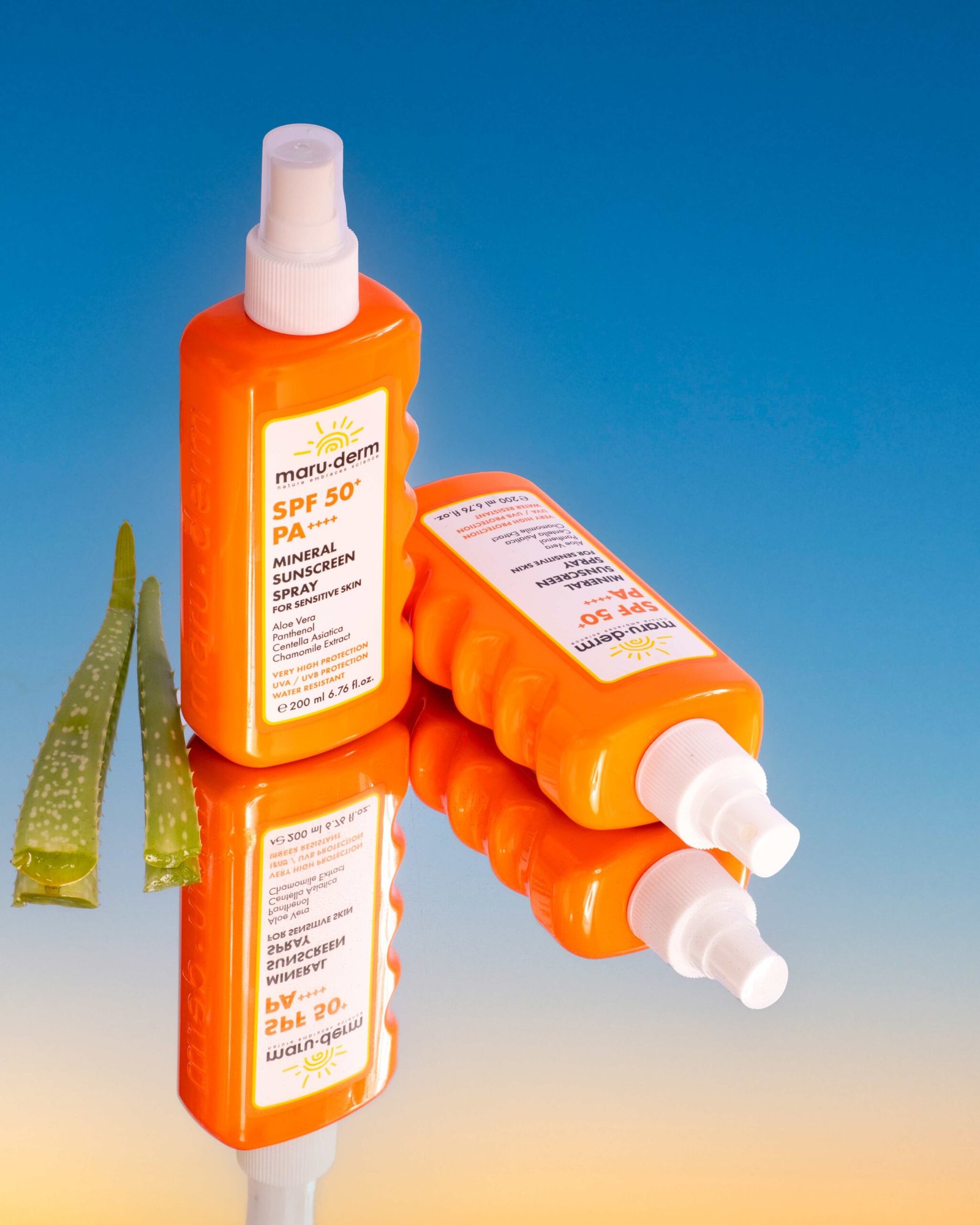 SPF 50+ mineral SunScreen Spray for Sensetive Skin - Image 3