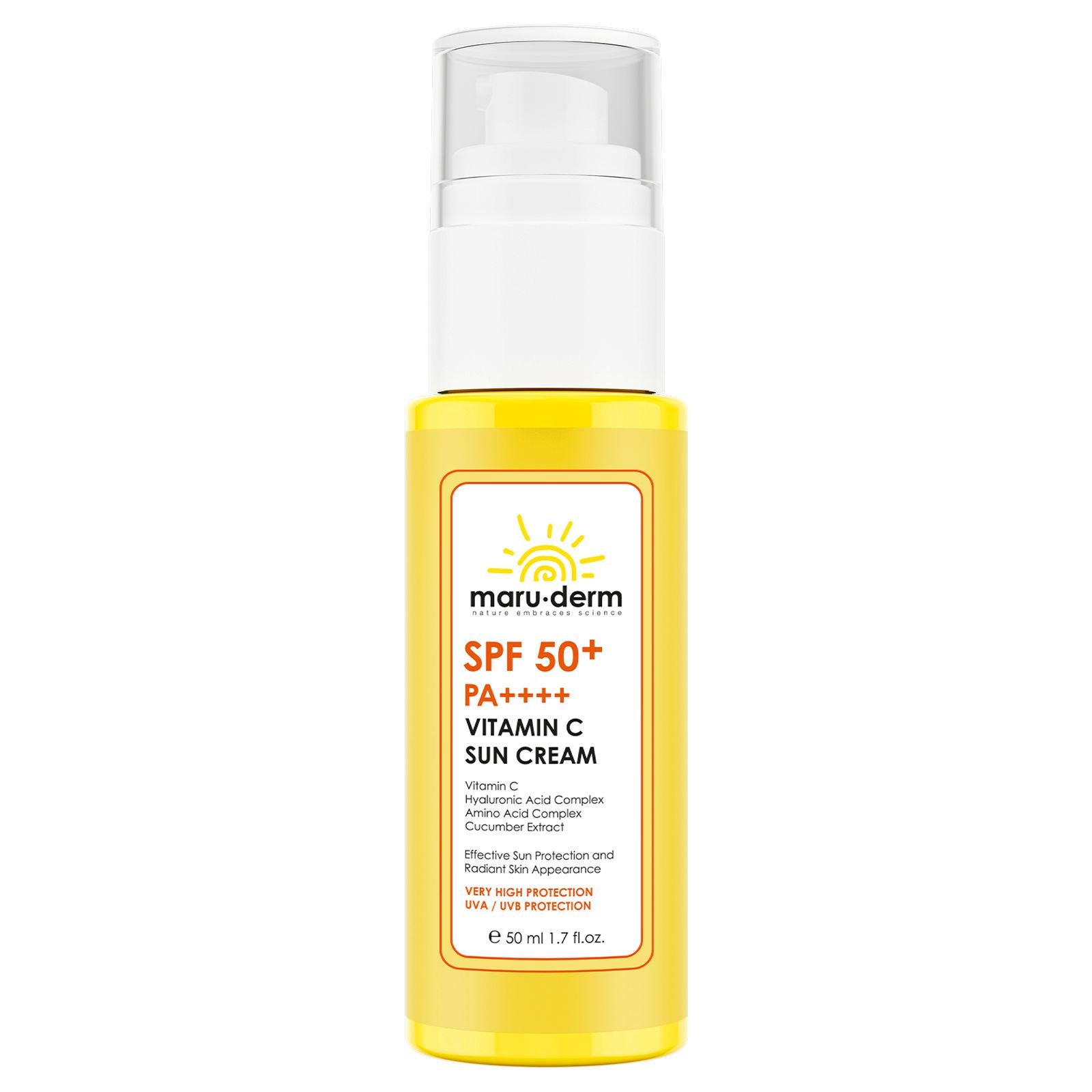 SPF 50+ vitamin c sun cream - Image 1
