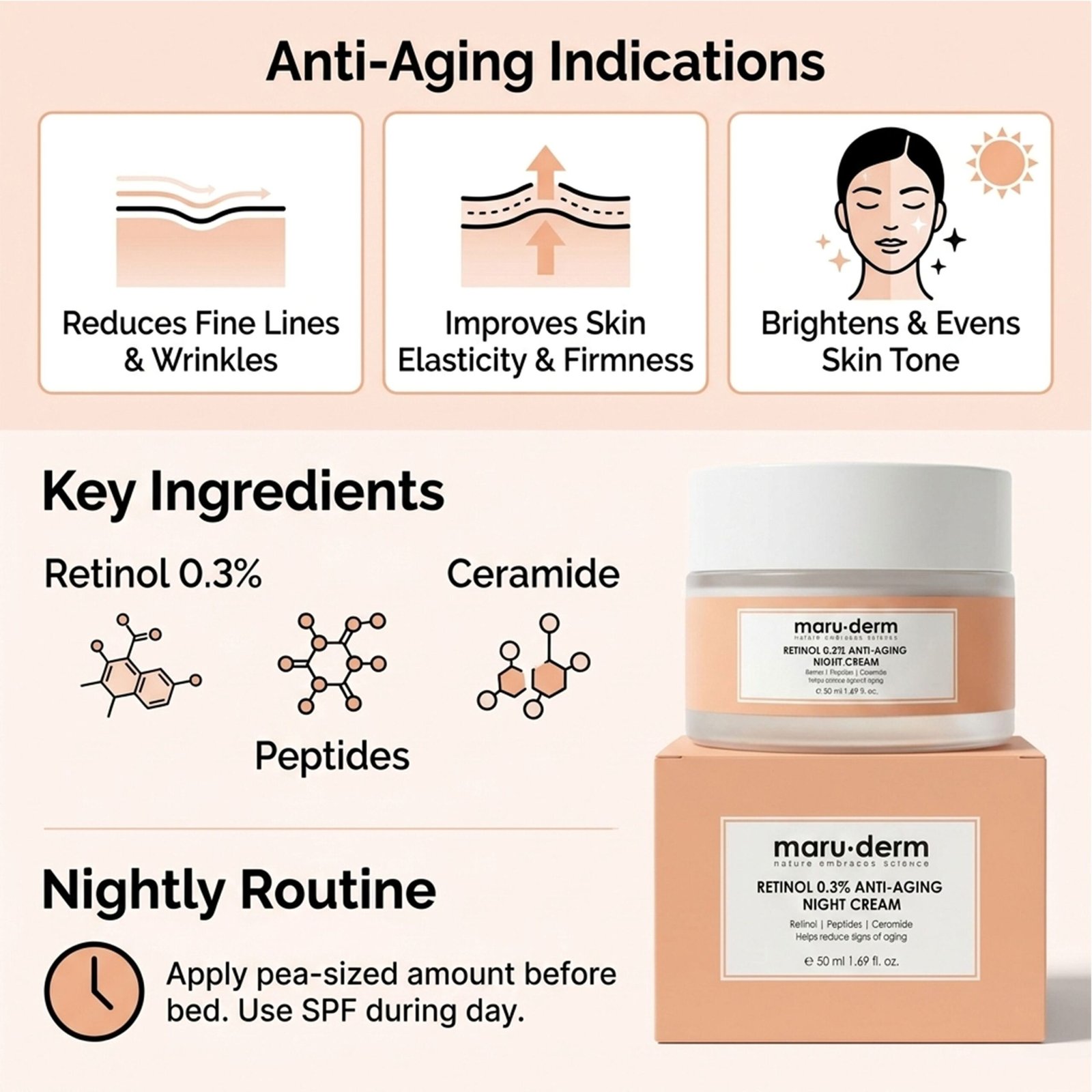 Retinol 0.3% Anti-Aging Night Cream - Image 4