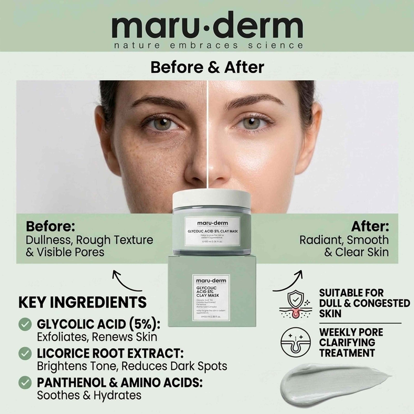 Glycolic Acid 5% Clay Mask - Image 6