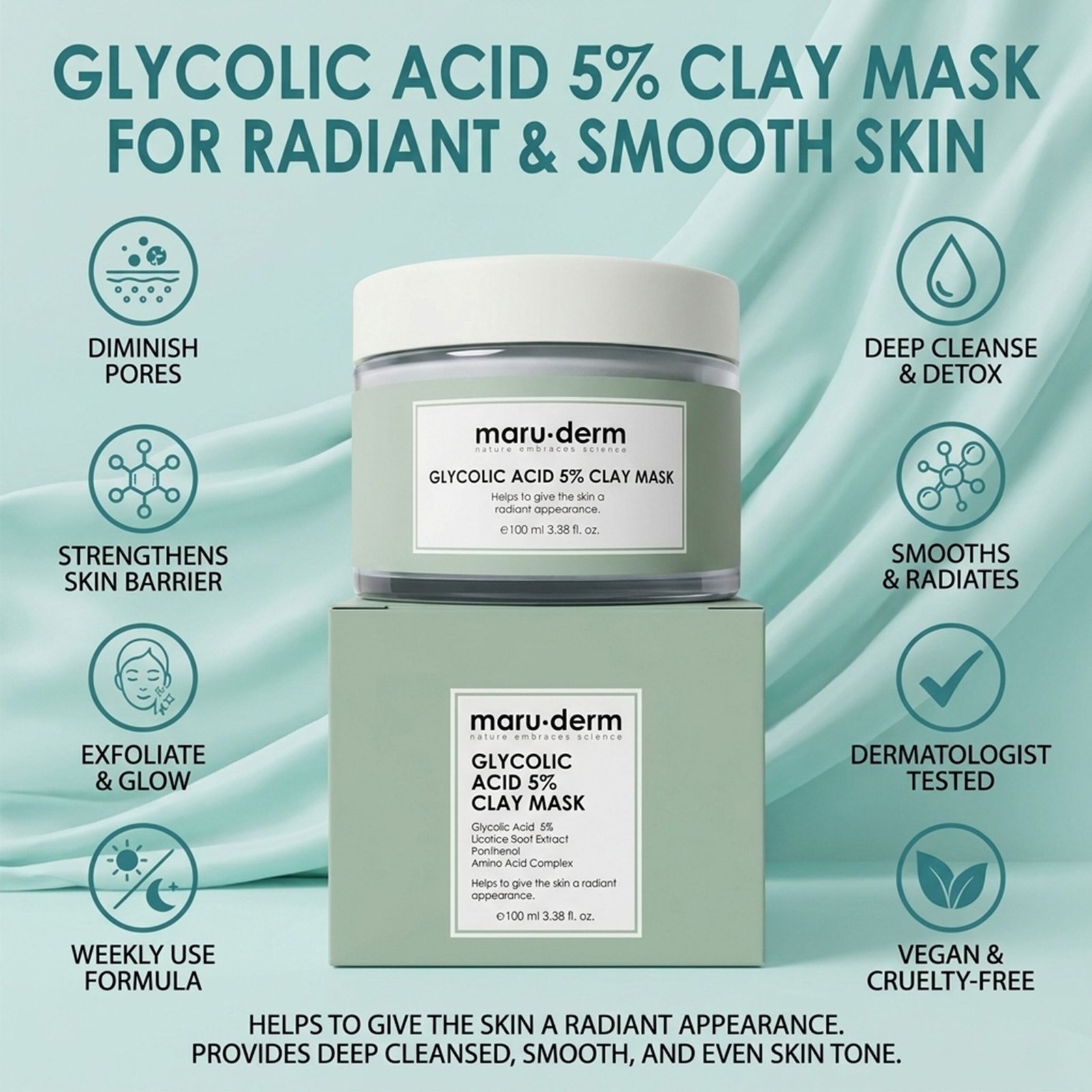 Glycolic Acid 5% Clay Mask - Image 3