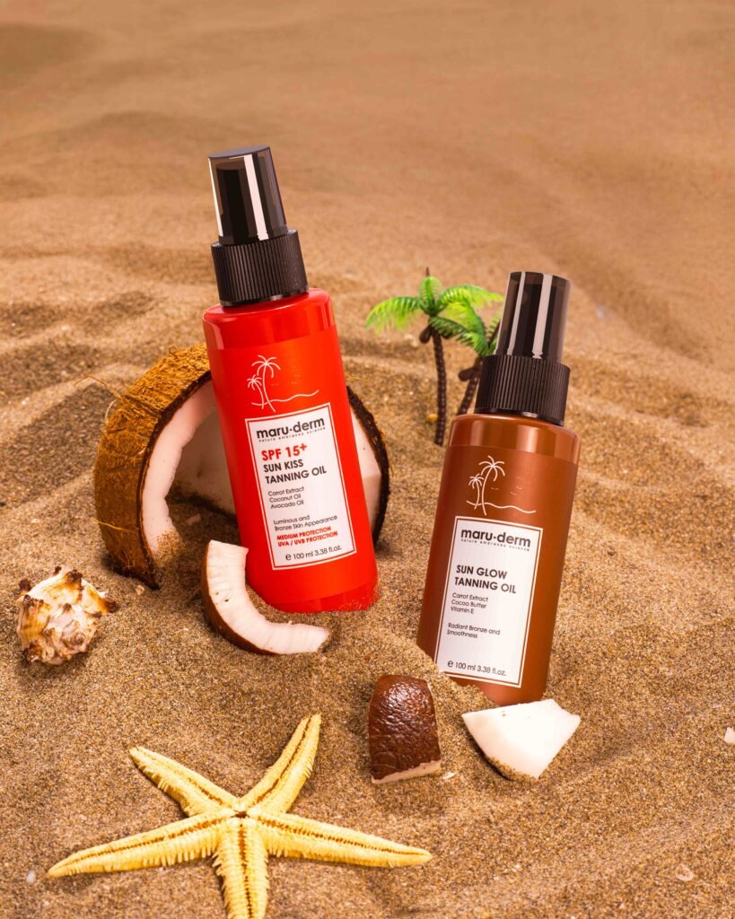 SPF 15+ Sun kiss tanning oil