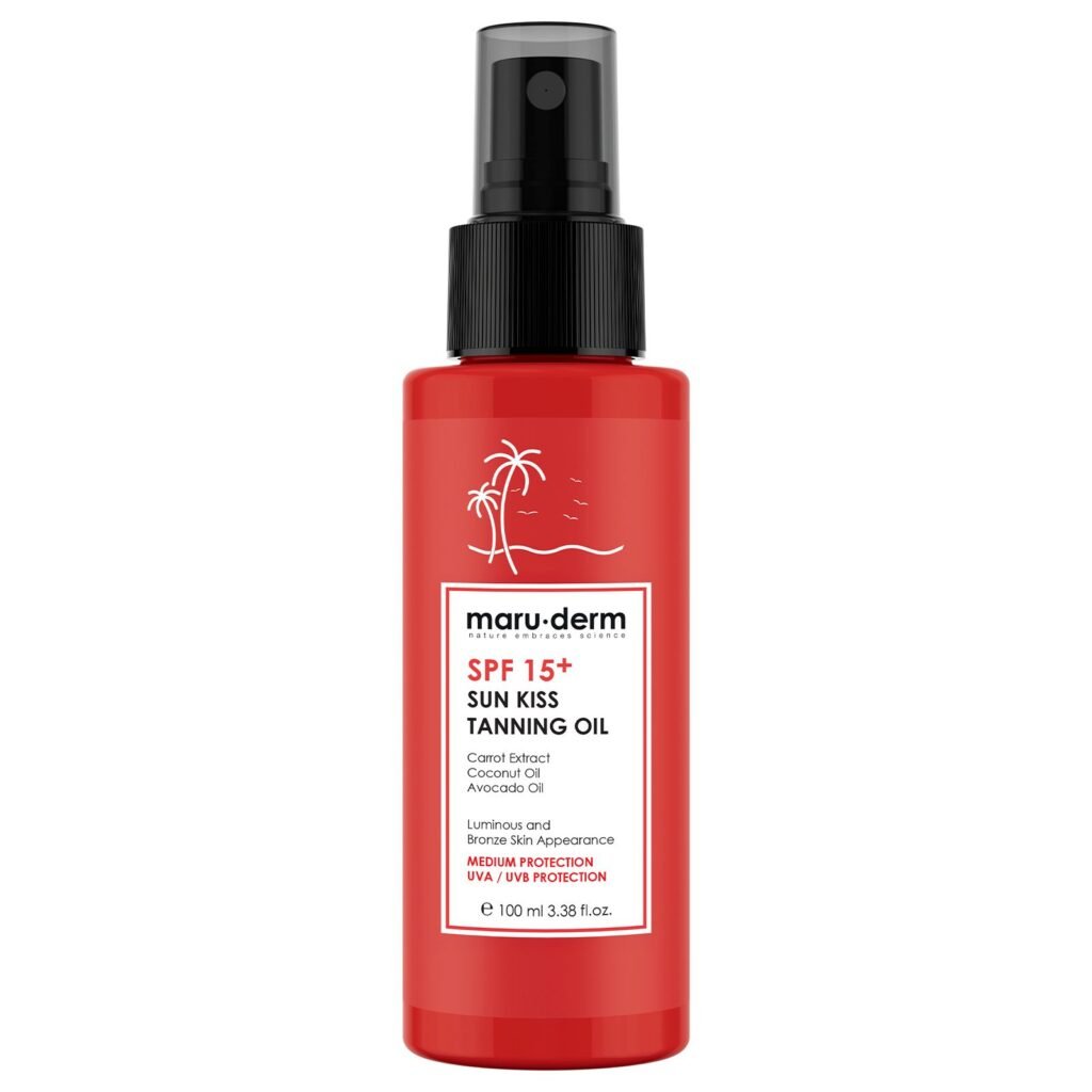 SPF 15+ Sun kiss tanning oil