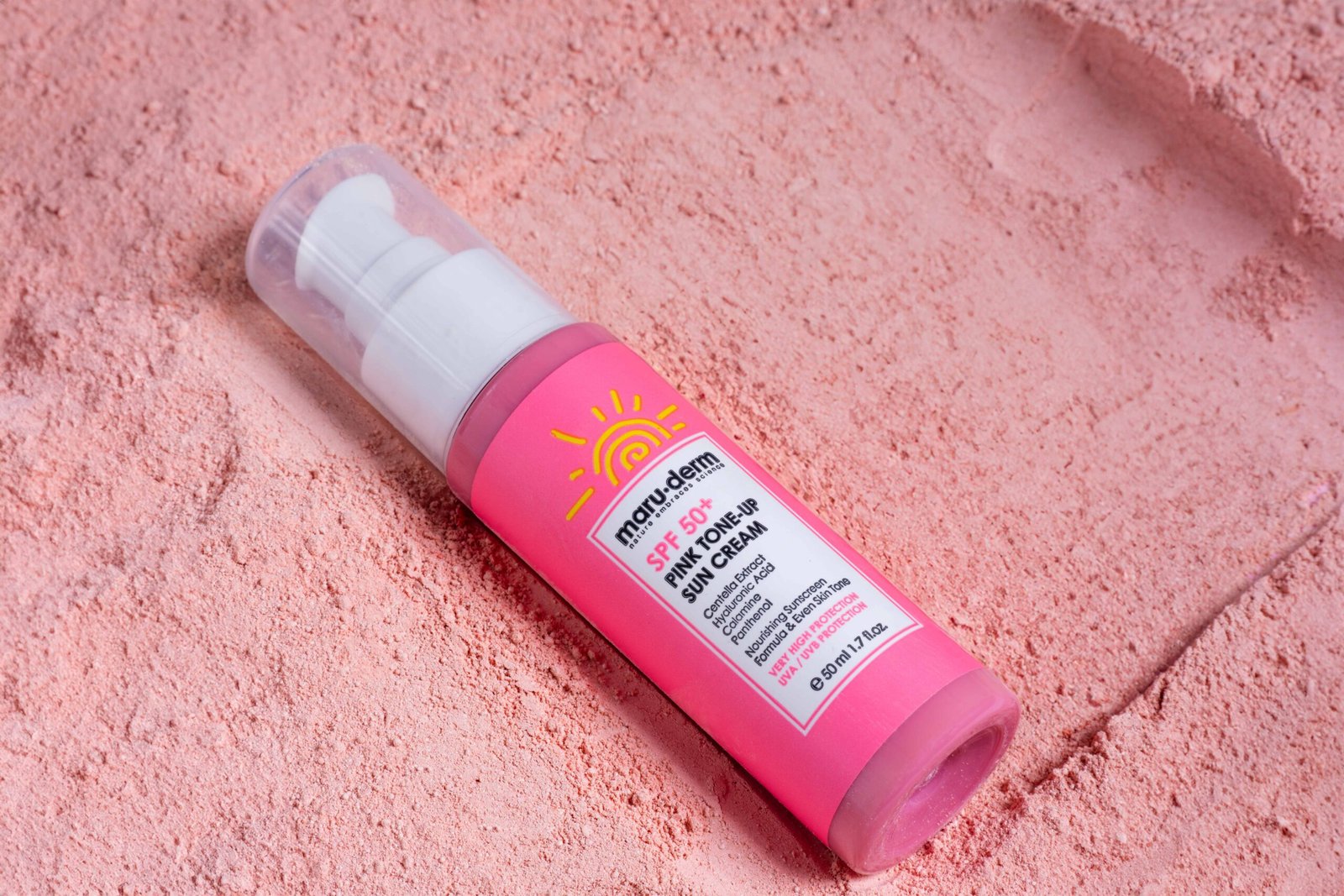 SPF 50 Pink Tone-Up Sun Cream - Image 3